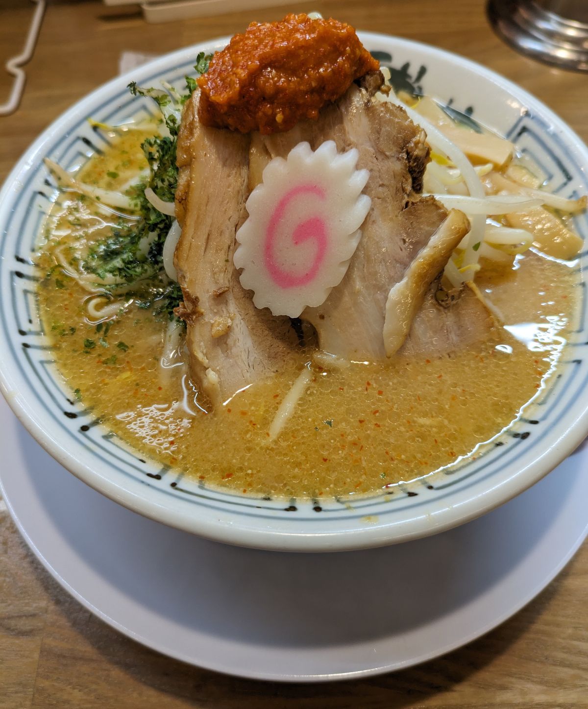 武蔵万代店のからし味噌らーめん